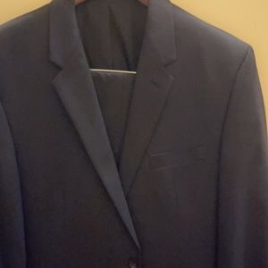 Navy blue suit, blazer and pants
